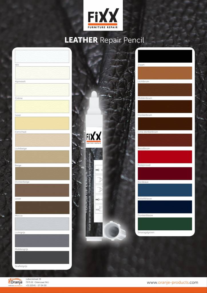 Leer reparatie stift