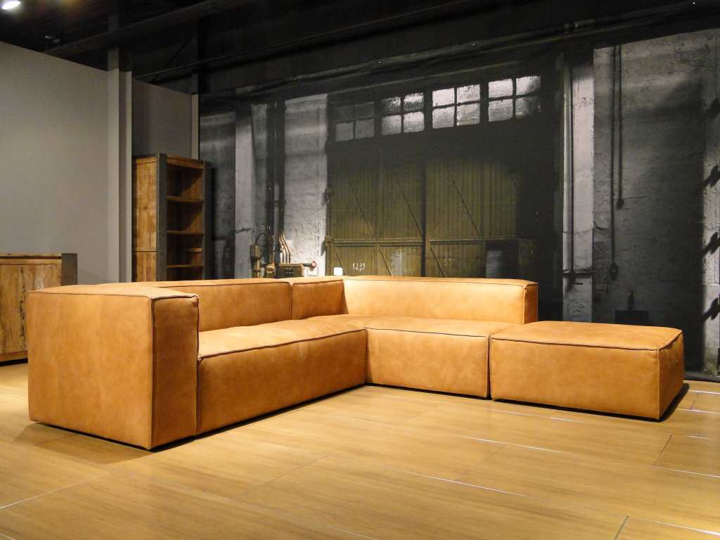 Mooie bank voor stoer interieur