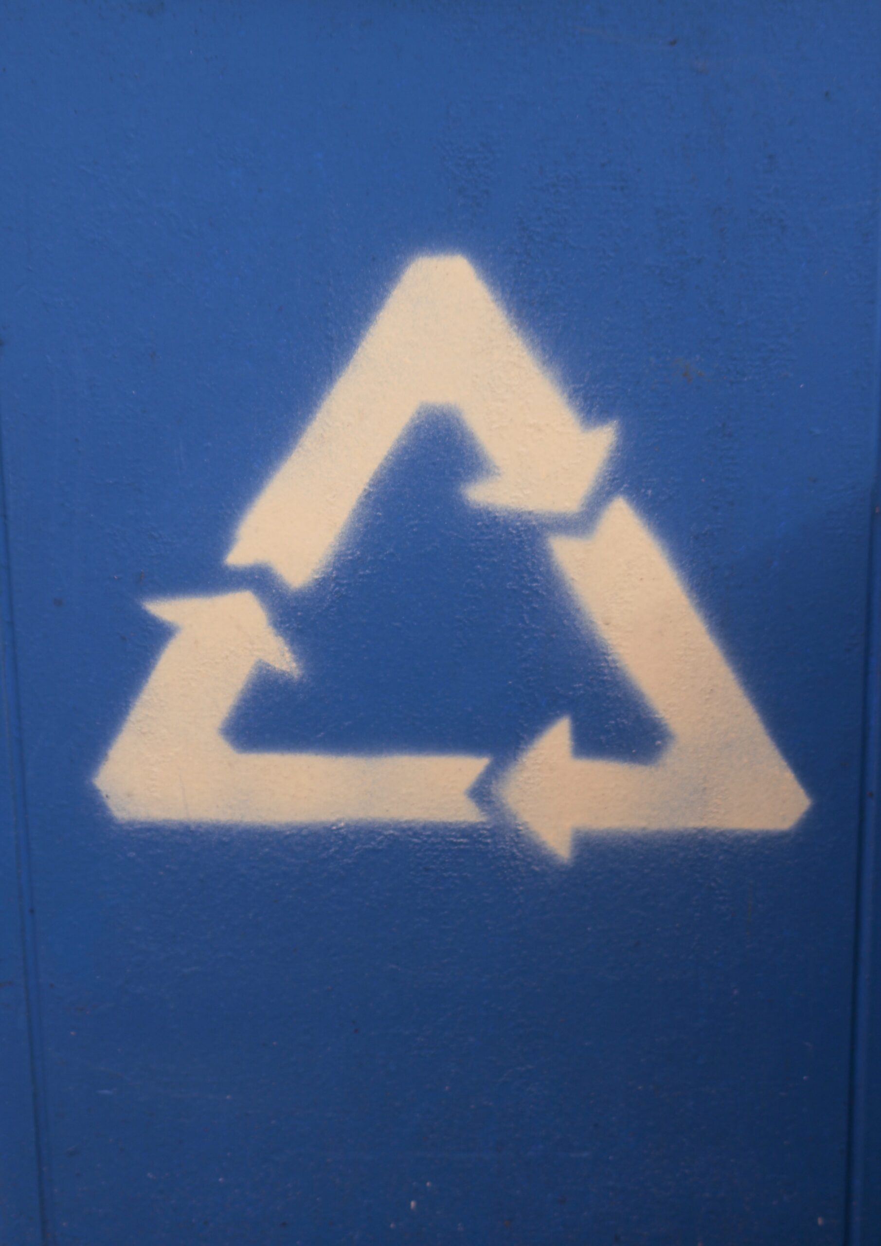 Recycle | Blauw verkeersbord